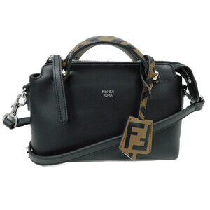 FENDI By the Way Handbag Shoulder Bag Crossbody Black